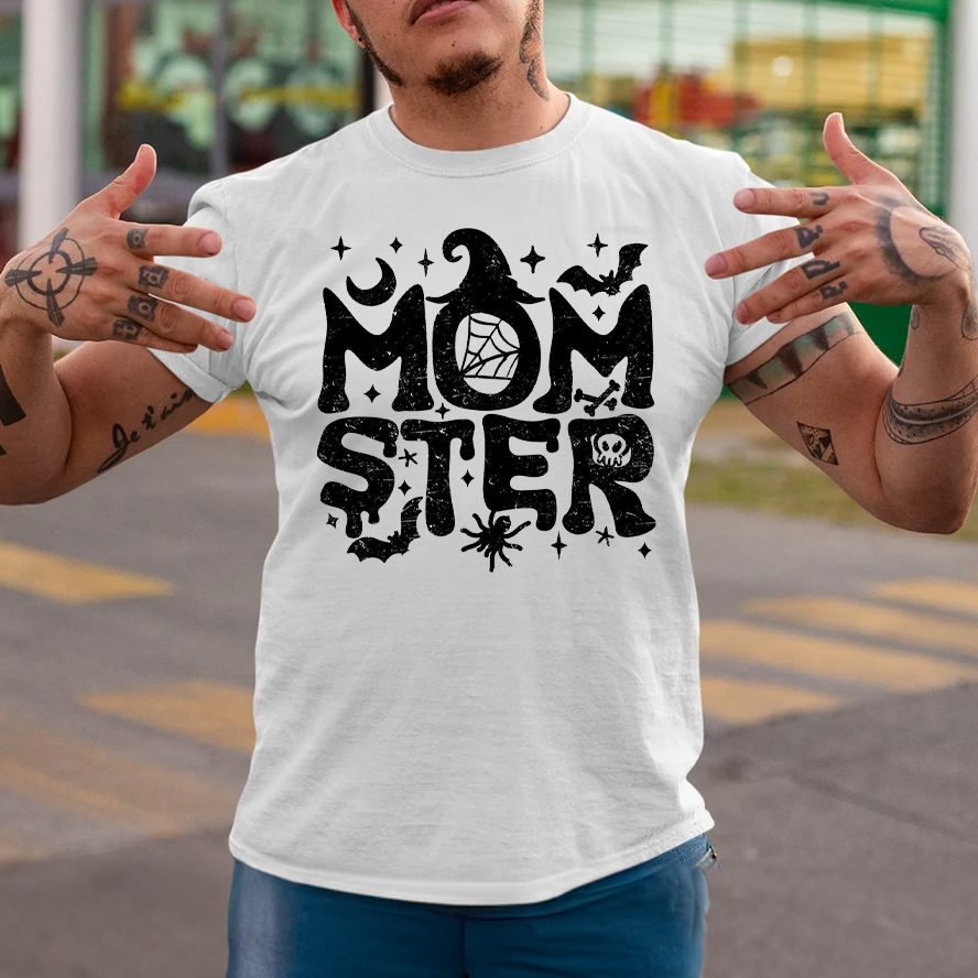 Momster Sweat T-Shirt 4 Momster Sweat T-Shirts