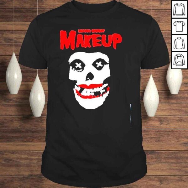 Murder mystery makeup skull bailey sarian merch shirt