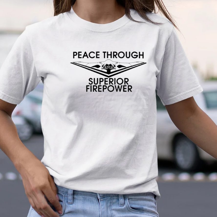 Nafo Peace Through Superior Firepower T-Shirt 4 Nafo Peace Through Superior Firepower TShirt