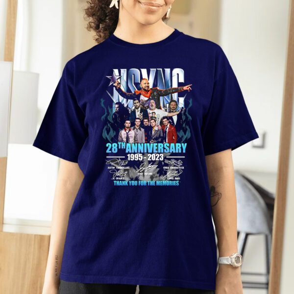 Nsync 28th Anniversary 1995 2023 Memories T-Shirtt