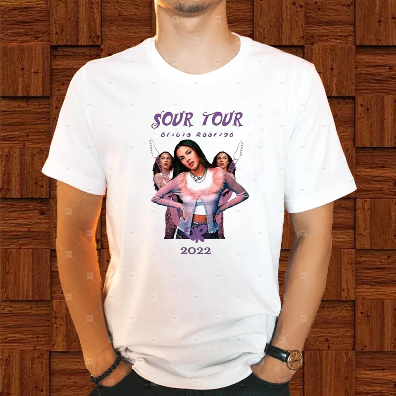 Olivia Rodrigo Sour Tour 2023 T-Shirt 4 Olivia Rodrigo Sour Tour 2023 Shirt