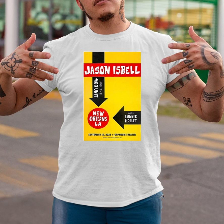 Original Jason Isbell Orpheum Theater New Orleans LA Sept 15 2023 T-Shirt 4 Original Jason Isbell Orpheum Theater New Orleans LA Sept 15 2023 T-Shirts