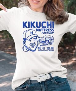 Original Yusei Kikuchi Mattress Factory MLBPA T-Shirtt