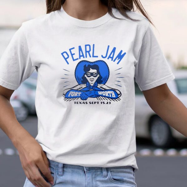 Pearl Jam Deep Arena Ft Worth Texas September 15, 2023 Tour T-Shirt