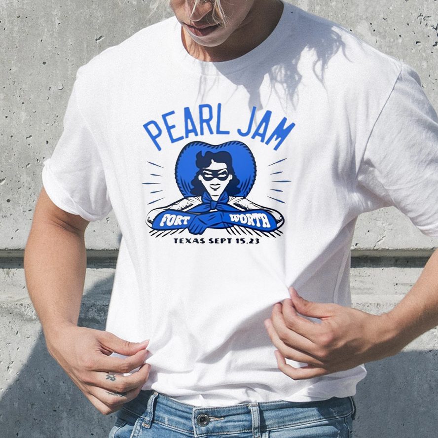 Pearl Jam Deep Arena Ft Worth Texas September 15, 2023 Tour T-Shirt 4 Pearl Jam Deep Arena Ft Worth Texas September 15, 2023 Tour TShirt