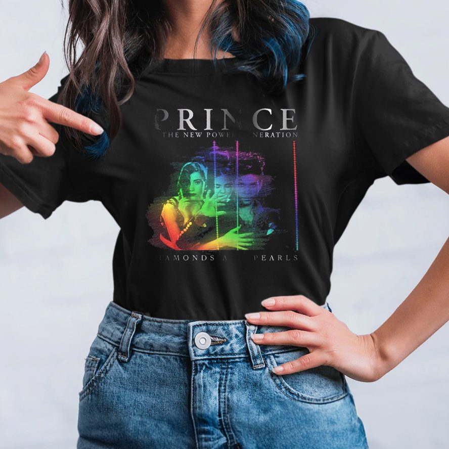 Prince Diamonds And Pearls Hologram Women's T-Shirt 4 Prince Diamonds And Pearls Hologram Women's TShirt