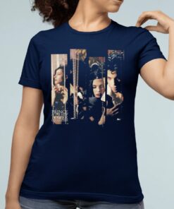 Prince Diamonds And Pearls Split Cover Women's Shirts