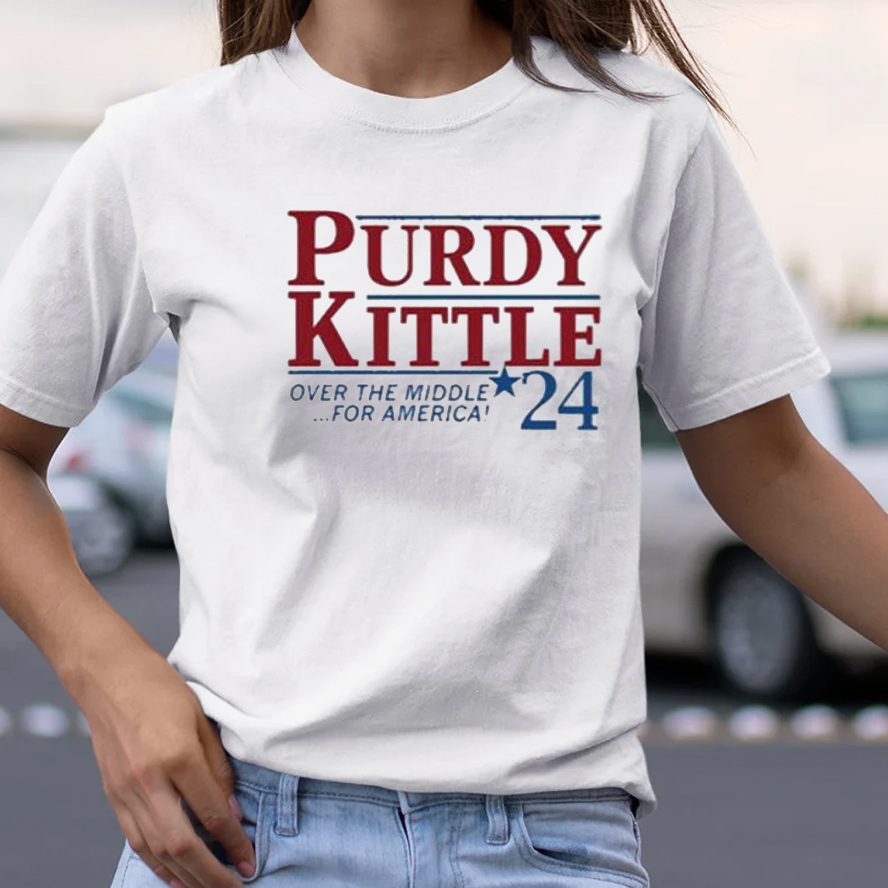 Purdy kittle over the middle 24 for America T-shirt 4 Purdy kittle over the middle 24 for America Tshirt