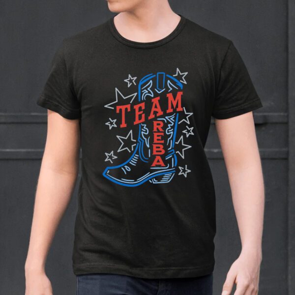 Reba McEntire Team Reba Cowboy Boot Shirts