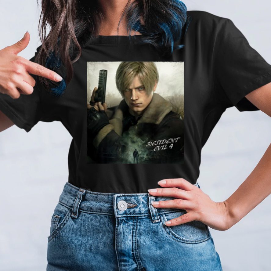 Resident Evil 4 Leon T-Shirt 4 Resident Evil 4 Leon TShirt