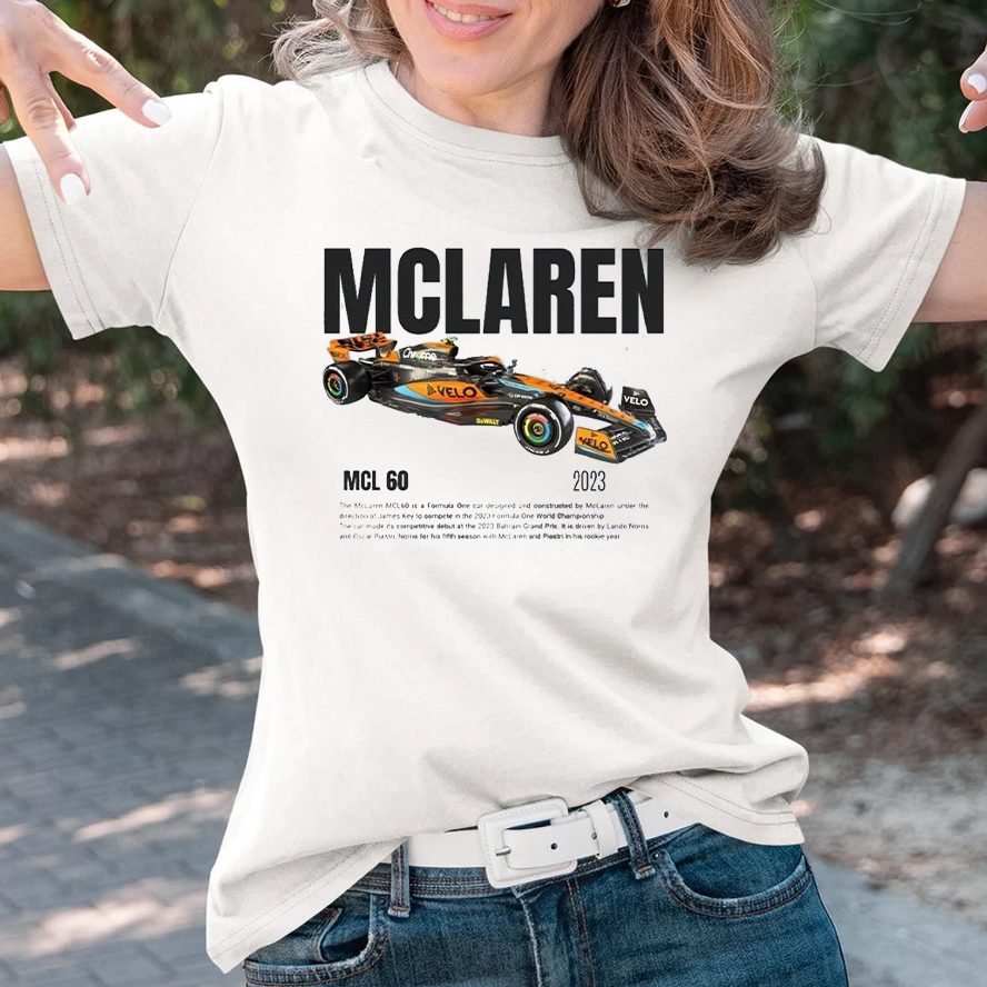 Retro McLaren Formula 1 Legend 2023 T-Shirt 4 Retro McLaren Formula 1 Legend 2023 T-Shirts