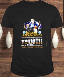 Roman Abramovich 20032022 thank you for the memories signature shirt