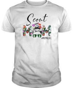 Scout Mom Life Messy Bun Hair For Mother’s Day Shirt