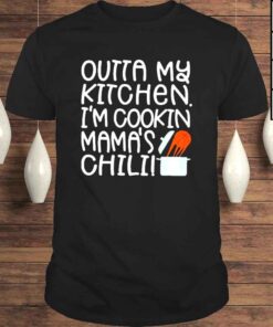 Sports Director John Appicello Outta My Kitchen I’m Cookin Mama’s Chili Shirt
