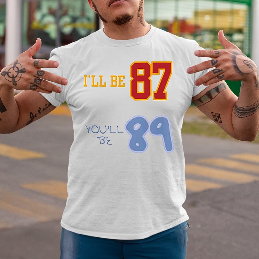 Taylor Swift And Travis Kelce Shirt 87 And 1989 T-Shirt 4 Taylor Swift And Travis Kelce Shirt 87 And 1989 T-Shirts