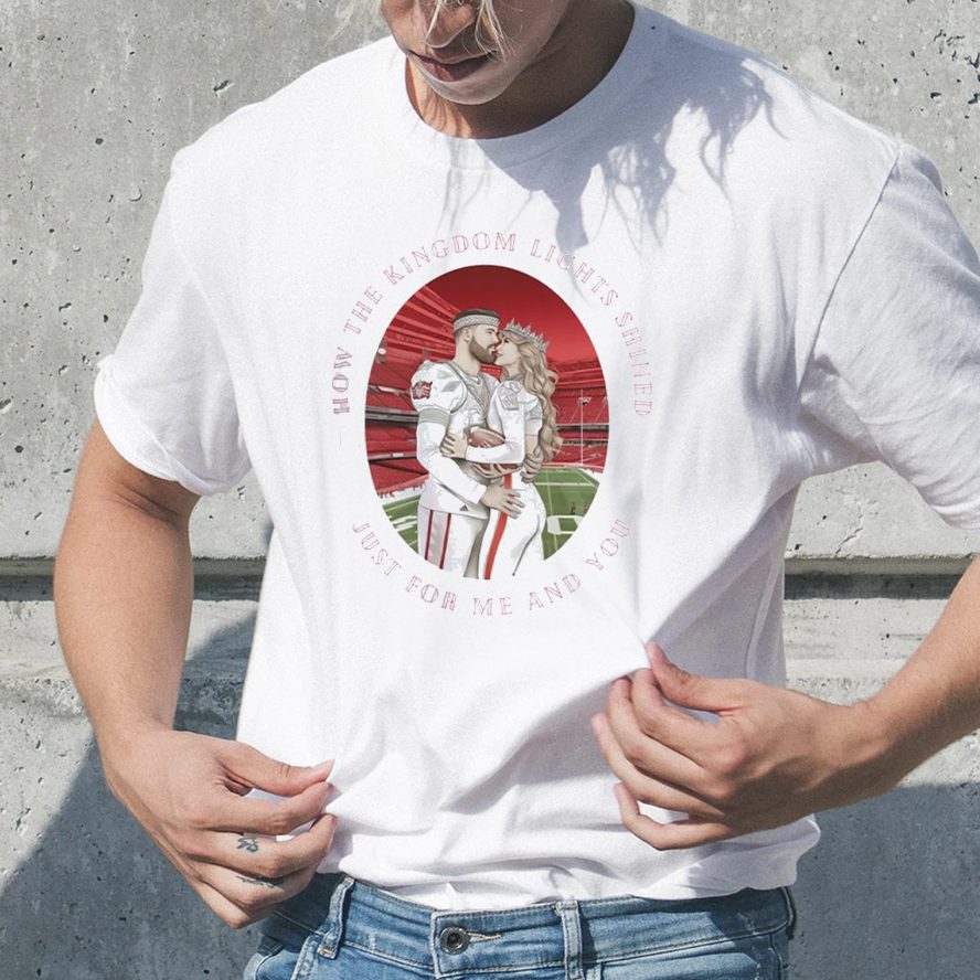 Taylor Swift Travis Kelce Crowned Royalty Long Live Chiefs Kingdom T-Shirt 4 Taylor Swift Travis Kelce Crowned Royalty Long Live Chiefs Kingdom TShirt