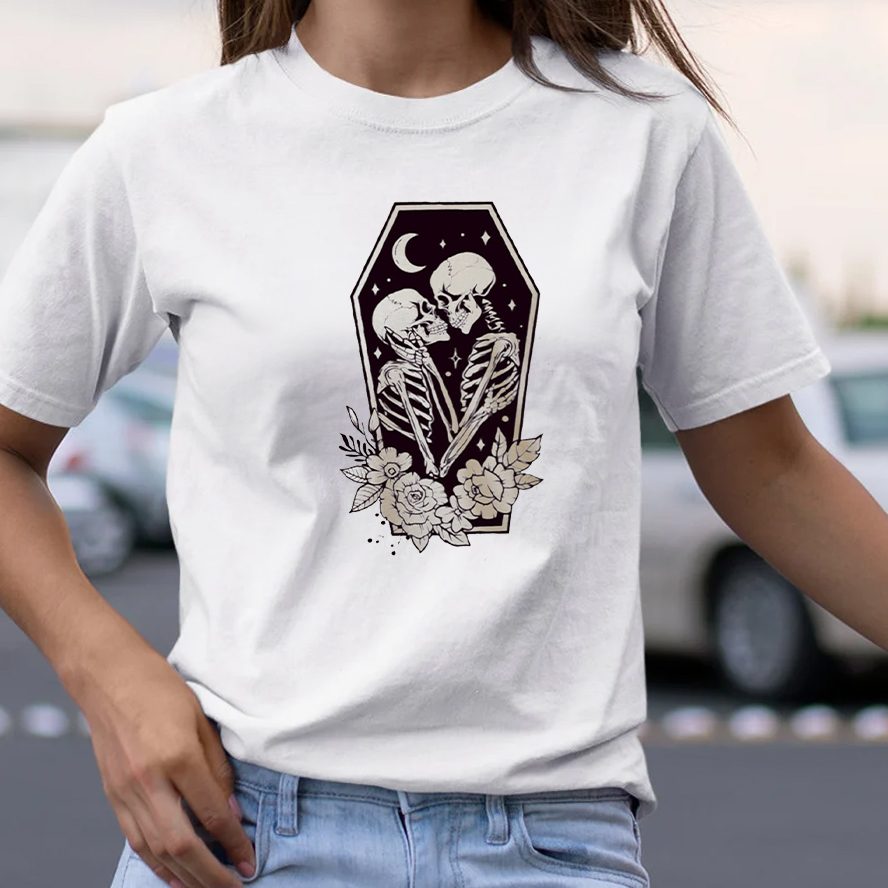 The Lovers Skeleton Halloween T-Shirt 4 The Lovers Skeleton Halloween TShirt