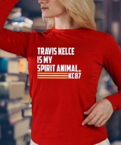 Travis Kelce Is My Spirit Animal 87 T-Shirtt