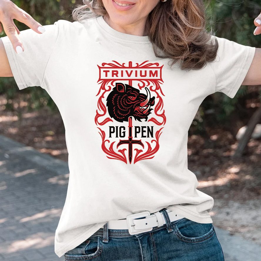 Trivium Pig Sword T-shirt 4 Trivium Pig Sword T-shirts