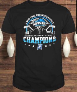 U New England Noreasters 2022 Division III Mens Ice Hockey Champions shirt