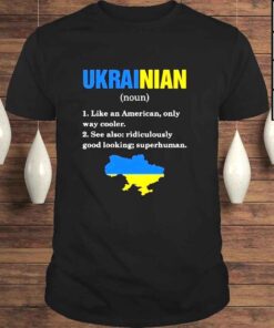 Ukrainian like an American only way cooler see also ridiculously good looking superhuman shirt