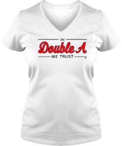 VLadies Atlanta Braves In Double A We Trust Shirt