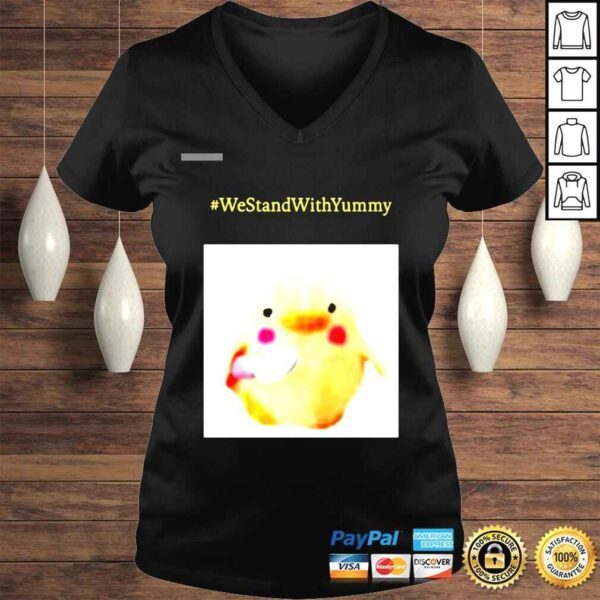 Baby duck Westandwithyummy shirt - Image 2