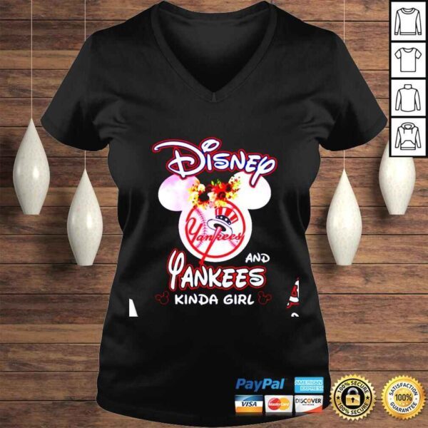 Disney and New York Yankees kinda girl shirt - Image 2