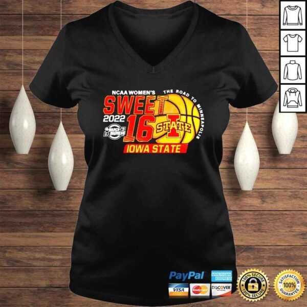 Iowa State Cyclones Ncaa Womens Basketball Sweet 16 shirt - Image 2