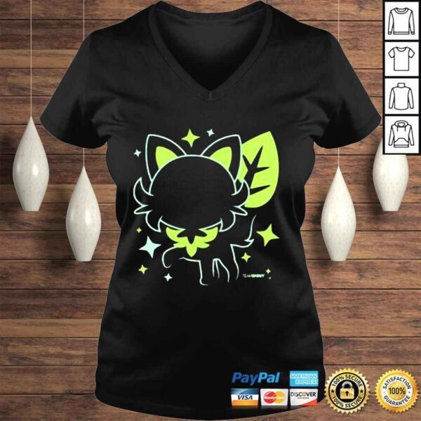 Land Merch Grass Cat Sprigatito Team Shiny Shirt - Image 2