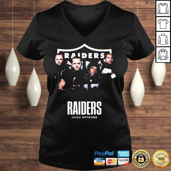 Las Vegas Raiders NFL AFC West 2022 Offenses Shirt - Image 2
