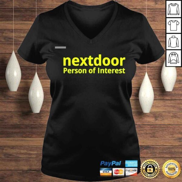 Nextdoor Person Of Interest Shirt - Image 2