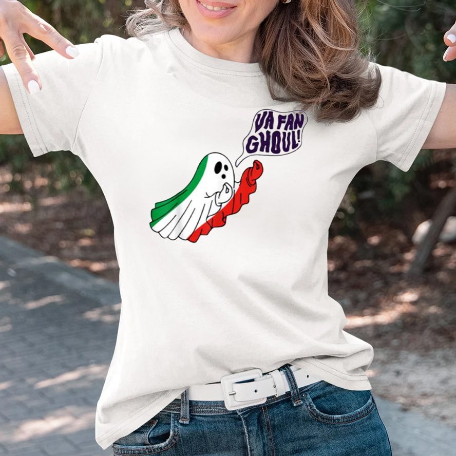 Va Fan Ghoul Italian Halloween Ghost T-Shirt 4 Va Fan Ghoul Italian Halloween Ghost T-Shirts