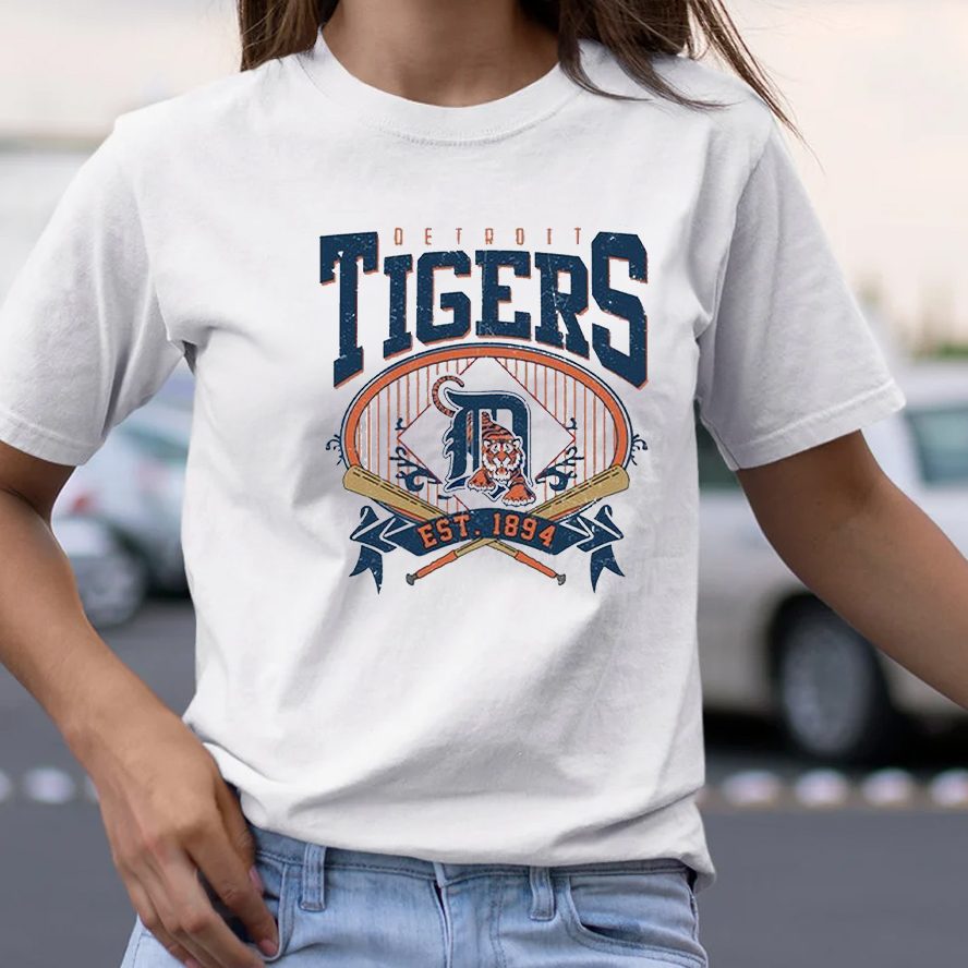 Vintage MLB Detroit Tigers EST 1894 T-Shirt 4 Vintage MLB Detroit Tigers EST 1894 TShirt