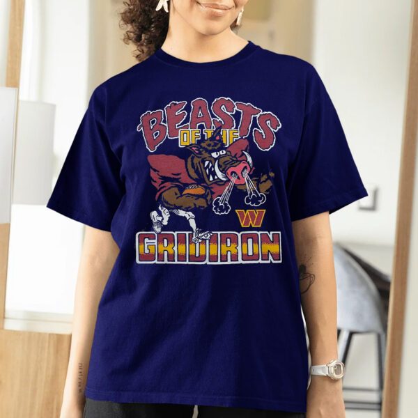 Washington Commanders Beasts Of The Gridiron T-Shirtt