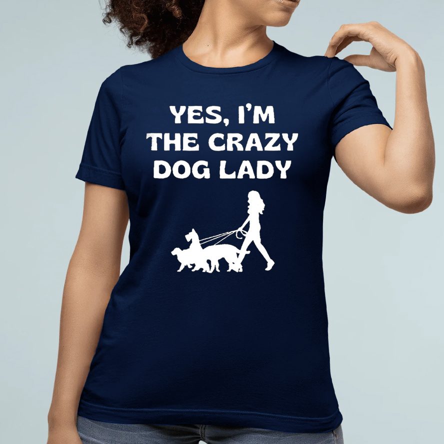 Yes I’m The Crazy Dog Lady T-Shirt 4 Yes I’m The Crazy Dog Lady Shirt