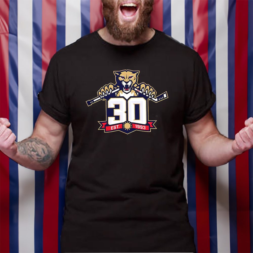 30 Anniversary Florida Panthers Classic T-Shirt 4 30 Anniversary Florida Panthers Classic TShirt