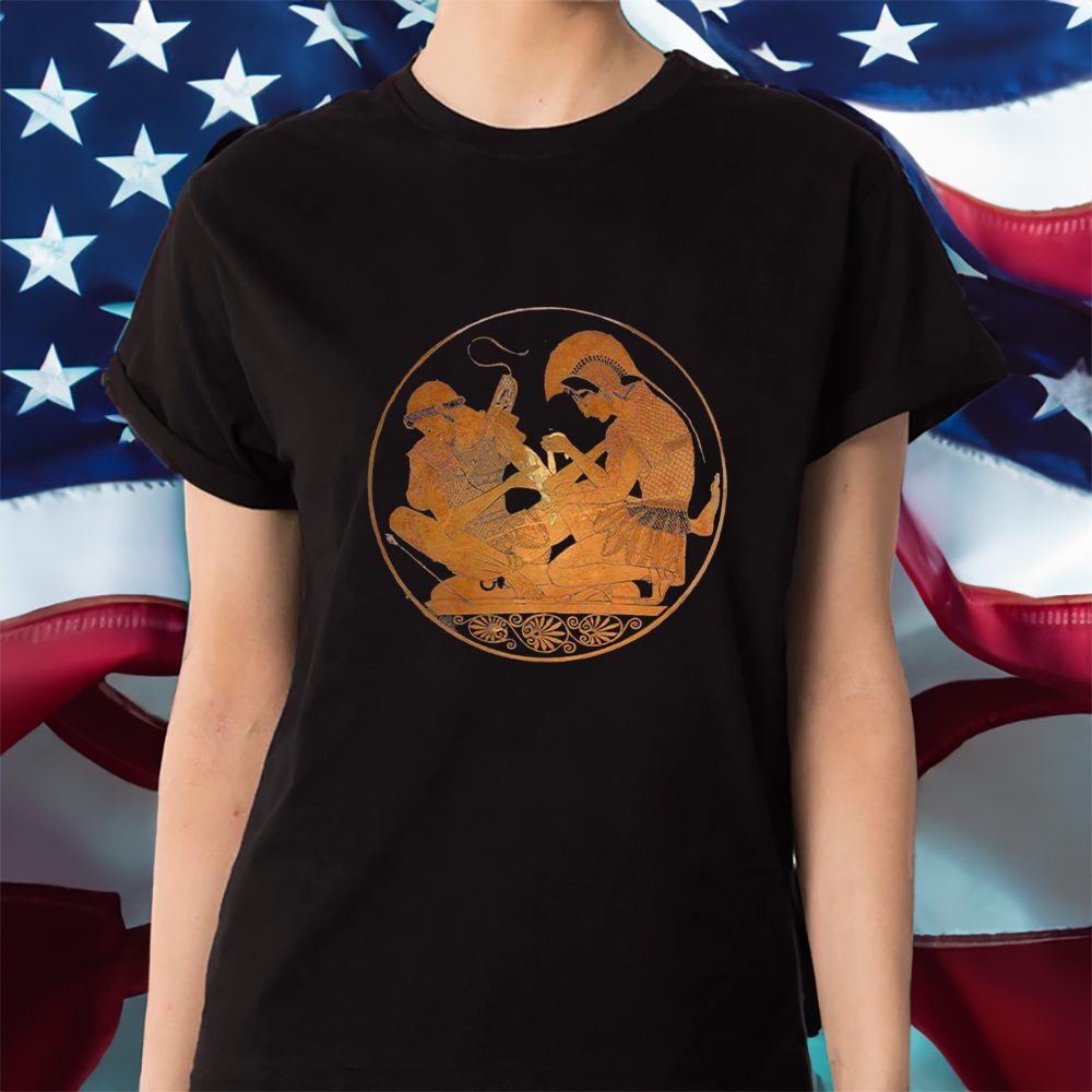 Achilles And Patroclus Kylix Essential T-Shirt 4 Achilles And Patroclus Kylix Essential Shirt