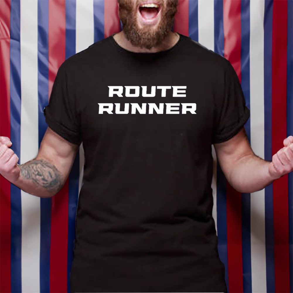 Aj Brown Wearing Route Runner T-Shirt 4 Aj Brown Wearing Route Runner TShirt