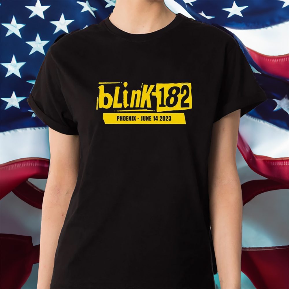 Blink-182 06 14 2023 Footprint Center Phoenix Az T-Shirt 4 Blink-182 06 14 2023 Footprint Center Phoenix Az Shirt