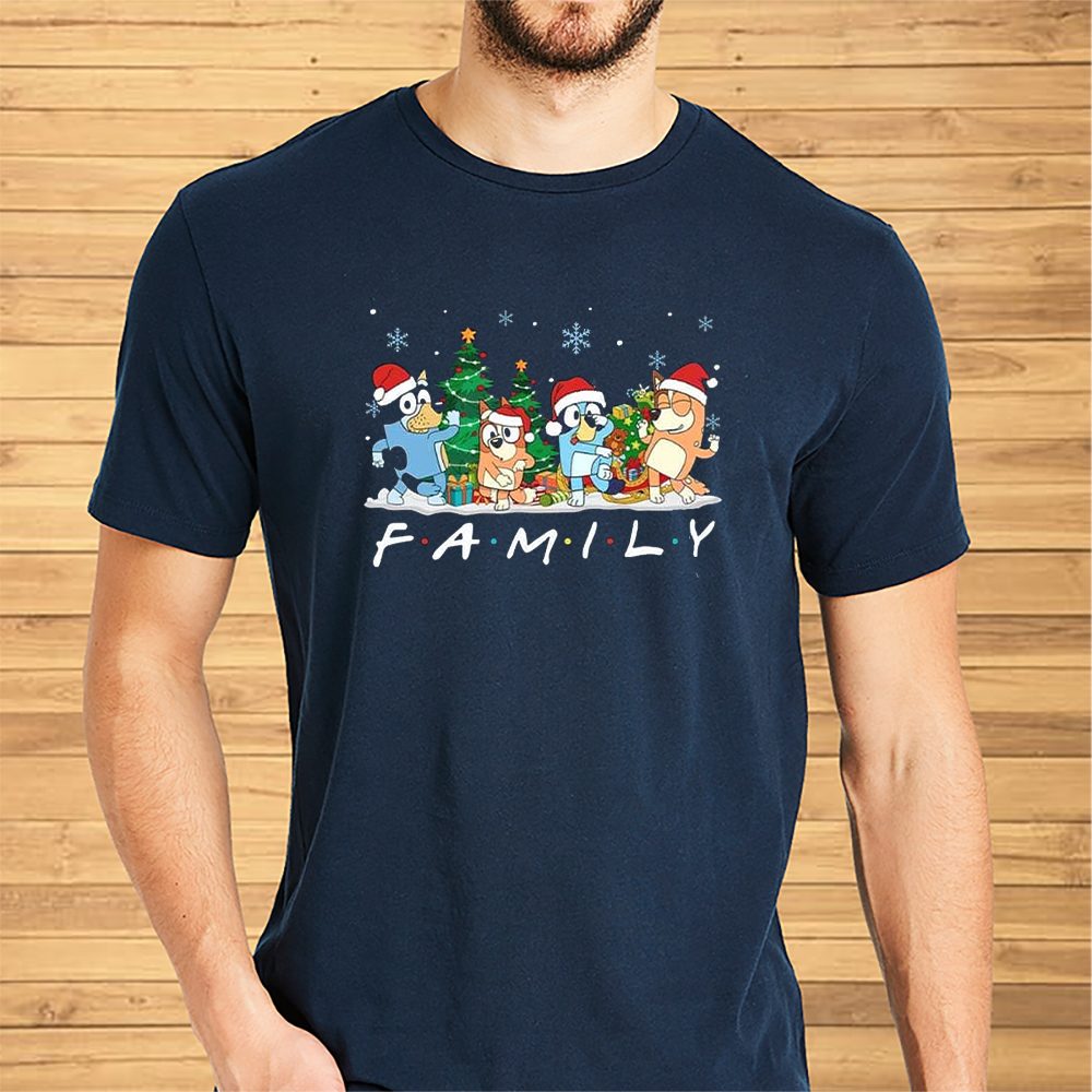 Bluey Family Christmas T-Shirt 4 Bluey Family Christmas Shirt