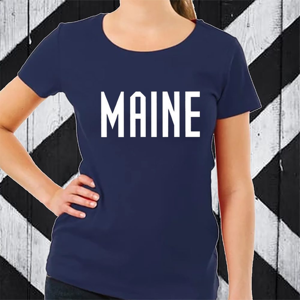 Boston Wearing Maine Warmup T-Shirt 4 Boston Wearing Maine Warmup TShirt