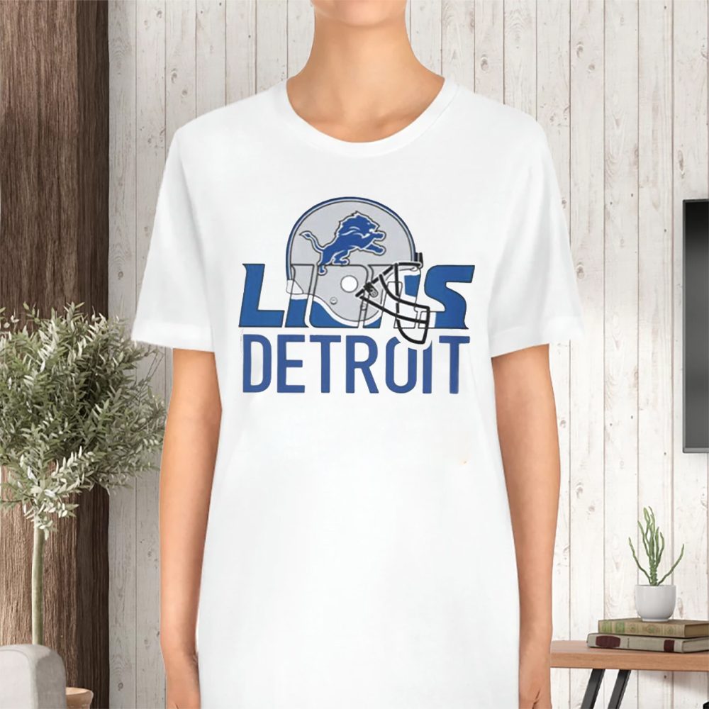 Detroit Lions Helmet Logo 2023 T-Shirt 4 Detroit Lions Helmet Logo 2023 TShirt