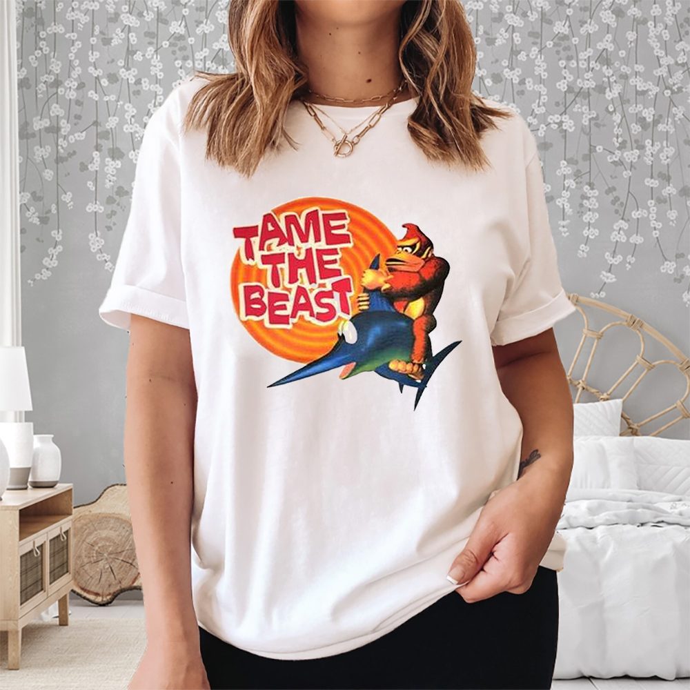 Donkey Kong Country Snes Promo Tame The Beast T-Shirt 4 Donkey Kong Country Snes Promo Tame The Beast Shirt