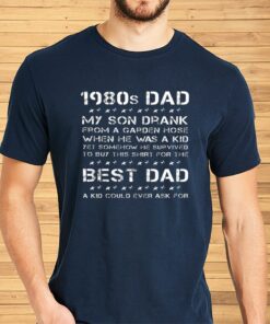 Funny 1980s Dad And Son Fathers Day Shirts