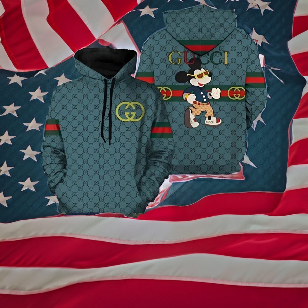 Gucci Mickey Mouse Luxury Brand Hoodie Gift For Disney Fans 4 Gucci Mickey Mouse Luxury Brand Hoodie Gift For Disney Fans Shirts