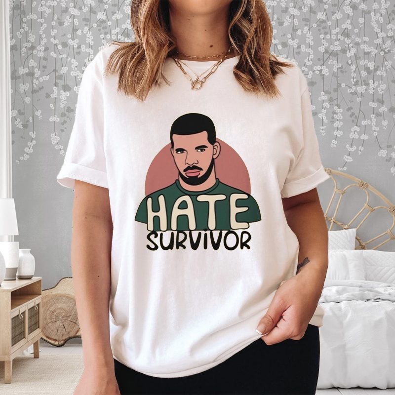 Hate Survivor Hoodie Drake OVO Sweat T-Shirt 4 Hate Survivor Hoodie Drake OVO Sweat Shirt