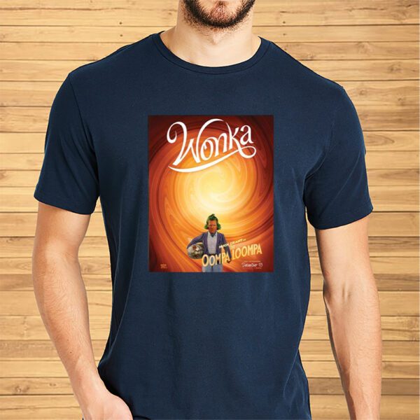 Hugh Grants Character Poster For Wonka Shirts