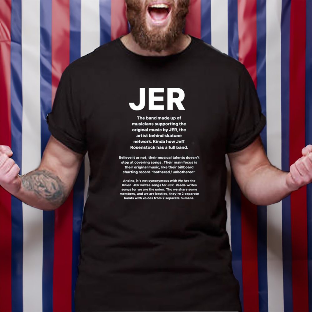 Jer The Band Made Up Of Musicians Supporting The Music T-Shirt 4 Jer The Band Made Up Of Musicians Supporting The Music TShirt