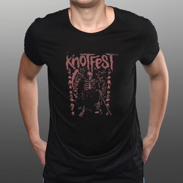 Knotfest Reaper Vintage Wash Black Longsleeve T-Shirtt